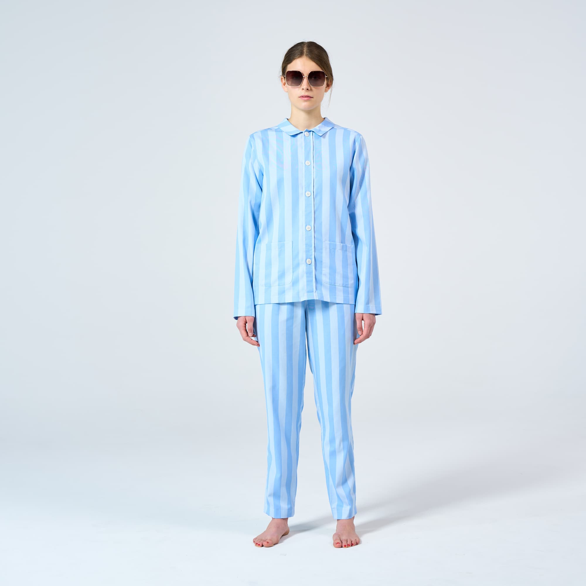 Uno Stripe - Light Blue & Blue